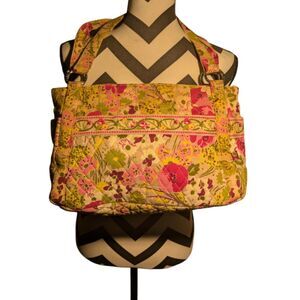 Vera Bradley "Make Me Blush" Tote Bag - Floral & Quilted